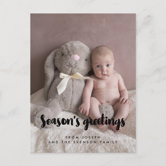 シーズンズモダン休日の写真 ポストカード (正面)