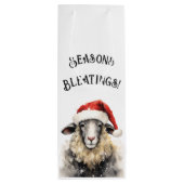 シーズンズ予測できなのクリスマス ワインギフトバッグ (裏面)