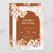 シーズンズ秋土ミックスボホフローラズ 招待状 (正面/裏面)