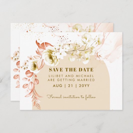 シーズンズ秋土結婚棒フローラの救DATE ポストカード (正面/裏面)