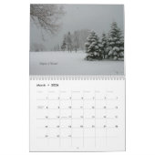 "シーズンズ" 4シーズンズ美しい カレンダー (3月 2026)