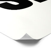 シーズンセールの終わりサイン、エステモダンティックブティック ポスター (角)