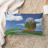 シーズンツリー枕 ランバークッション (ブランケット)