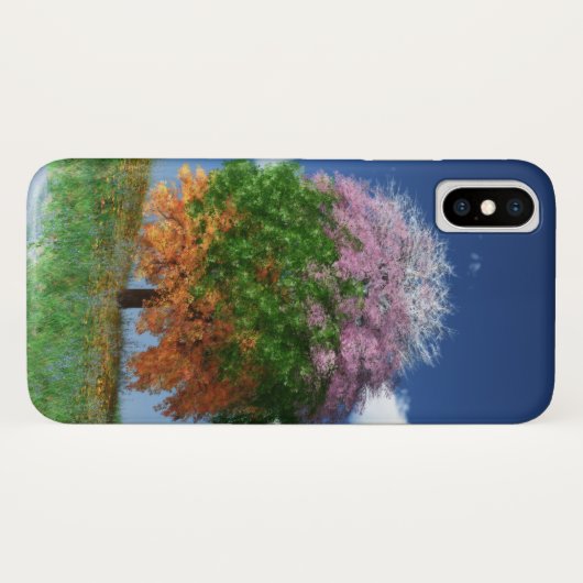 シーズンツリーiPhoneケース Case-Mate iPhoneケース (裏面(横))