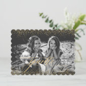 シーズントゥスパークルグリッターホリデーカード 招待状 (スタンド正面)