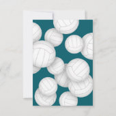 シーズンバレーボール賞の最後の晩餐会ANY色 招待状 (裏面)