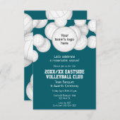 シーズンバレーボール賞の最後の晩餐会ANY色 招待状 (正面/裏面)