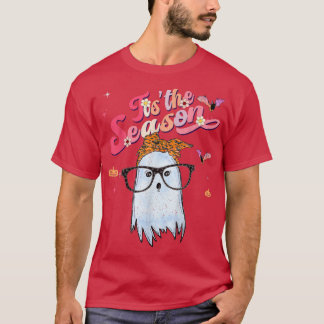 シーズンパンプキンブー60s 70sヒッパイハロー tシャツ