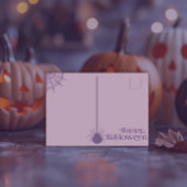 『シーズンパープルハロウィーンの魔女だ シーズンポストカード