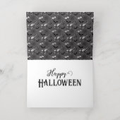 シーズンフォイル不気味カード 箔グリーティングカード (内側レイダウン)