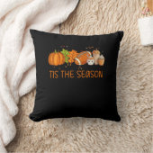 シーズンフットボールのパンプキンスパイスすべてF クッション (ブランケット)