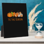 シーズンフットボールのパンプキンスパイスすべてF フォトプラーク (側面)