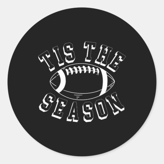 シーズンフットボール女性男性子供秋秋 ラウンドシール (正面)