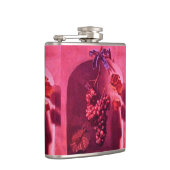 シーズンフルーツ，繁栄/ブドウ，ブドウつる植物，ピンク フラスク (右)