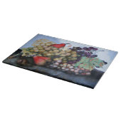 シーズンフルーツ/赤い白いブドウと梨 カッティングボード (角)