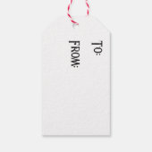 シーズンブラティンシープクリスマスギフトラベル ギフトタグ (裏面)