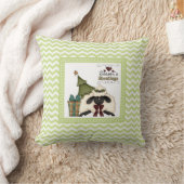 シーズンブラティンズヒツジ(木とギフト付き) クッション (ブランケット)