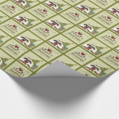 シーズンブラティンズヒツジ（木とギフト付き） ラッピングペーパー (角)