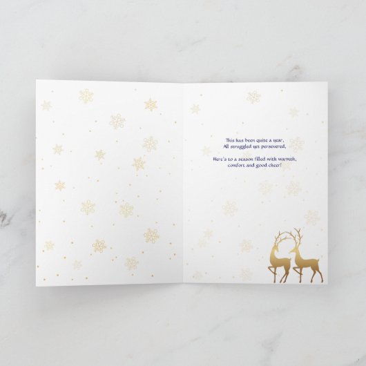 シーズンブルー王室の様式化企業の 招待状 (内部)