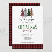 シーズンプレイドツリーズクリスマスパーティー 招待状 (正面/裏面)