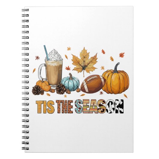 シーズンヘルブスティットMITサッカーとカフィー ノートブック (正面)