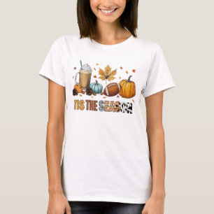 シーズンヘルブスティットMITサッカーとカフィー Tシャツ