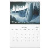 シーズンペ独身のージ カレンダー (2月 2026)