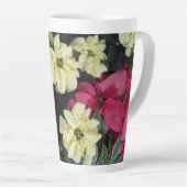 シーズンホリデーズポインセティアスフローラ カフェラテマグ (右アングル)