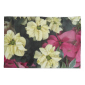 シーズンホリデーズポインセティアスフローラ 枕カバー (裏面-左)