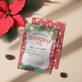 シーズンホリデーファミリー懇親会クリスマスパーティー 招待状