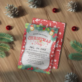 シーズンホリデーファミリー懇親会クリスマスパーティー 招待状