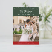 シーズンホリデー結婚の発表 サンキューカード (スタンド正面)