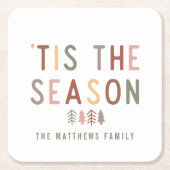 シーズンボホ スクエアペーパーコースター (正面)