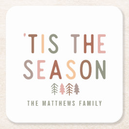 シーズンボホ スクエアペーパーコースター