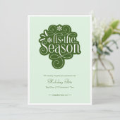 シーズンミントグリーンクリスマスパーティー 招待状 (スタンド正面)