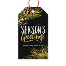 シーズンモダンの挨拶のギフトラベル