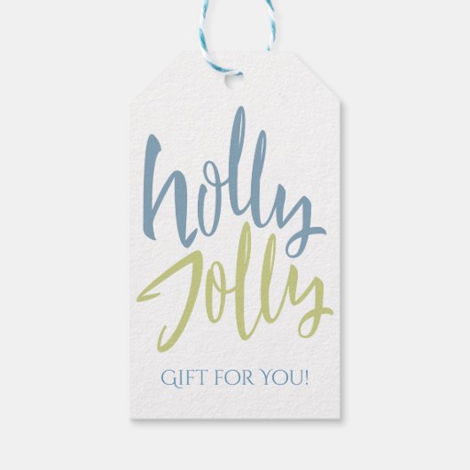 シーズンモダンズグリーツホリデーミニマルボーブル ギフトタグ (裏面)