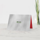 シーズンモダンズグリーティングシルバーレッドカイロプラクティック シーズンカード (裏面)