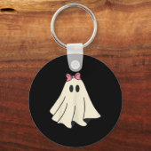 シーズン不気味かわいいレトロ幽霊ハロウィーンの衣装 キーホルダー (正面)