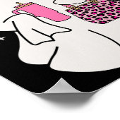 シーズン不気味かわいい幽霊ハロウィーンのコスチュームboo-jee ポスター (角)