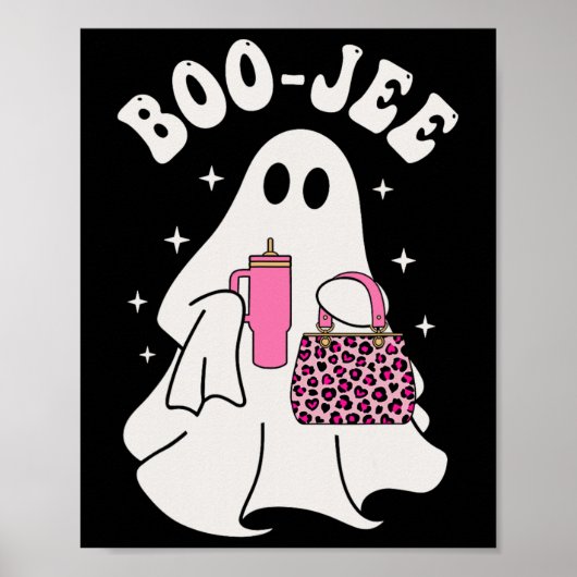 シーズン不気味かわいい幽霊ハロウィーンのコスチュームboo-jee ポスター (正面)