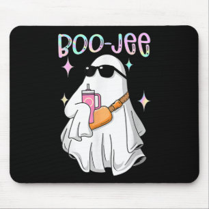 シーズン不気味かわいい幽霊ハロウィーンのコスチュームBoujee マウスパッド