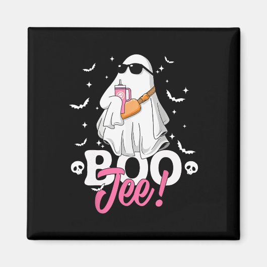 シーズン不気味かわいい幽霊ハロウィーンのコスチュームBoujee マグネット (正面)