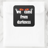 シーズン不気味の面白いハロウィーン スクエアシール (バッグ)