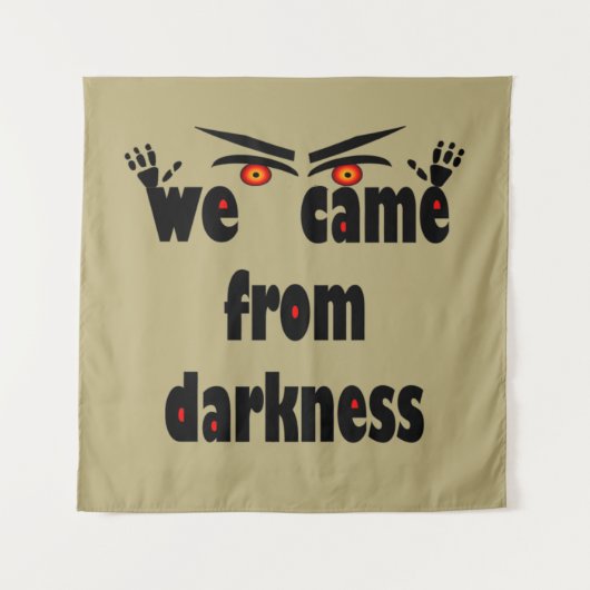 シーズン不気味の面白いハロウィーン タペストリー (正面)