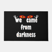 シーズン不気味の面白いハロウィーン ドアマット (正面)