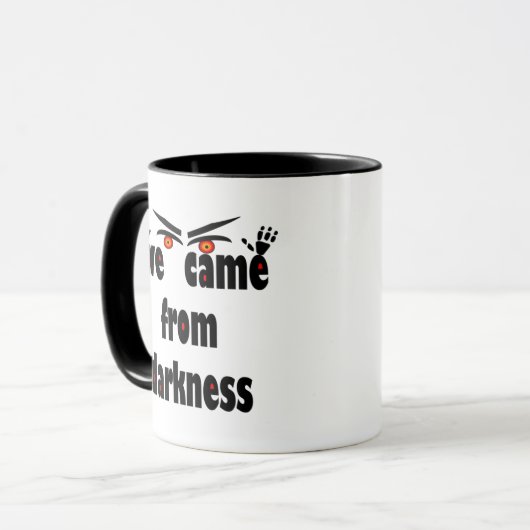 シーズン不気味の面白いハロウィーン マグカップ (正面左)