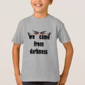 シーズン不気味の面白いハロウィーン Tシャツ (正面)