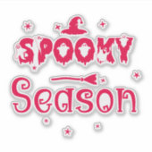 シーズン不気味ウィッチハット シール (正面)