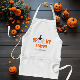 シーズン不気味エプロン – 面白いハロウィーンキッチンギフト スタンダードエプロン
